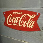 Coca-Cola（コカコーラ）ヴィンテージ・ラックサイン「Fishtail